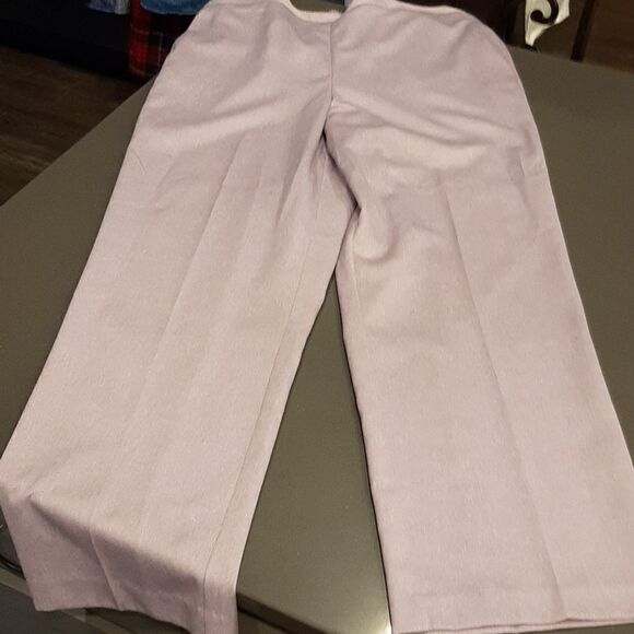 NWT Alfred Dunner "A Fine Romance" Lilac Pants - Picture 3 of 9